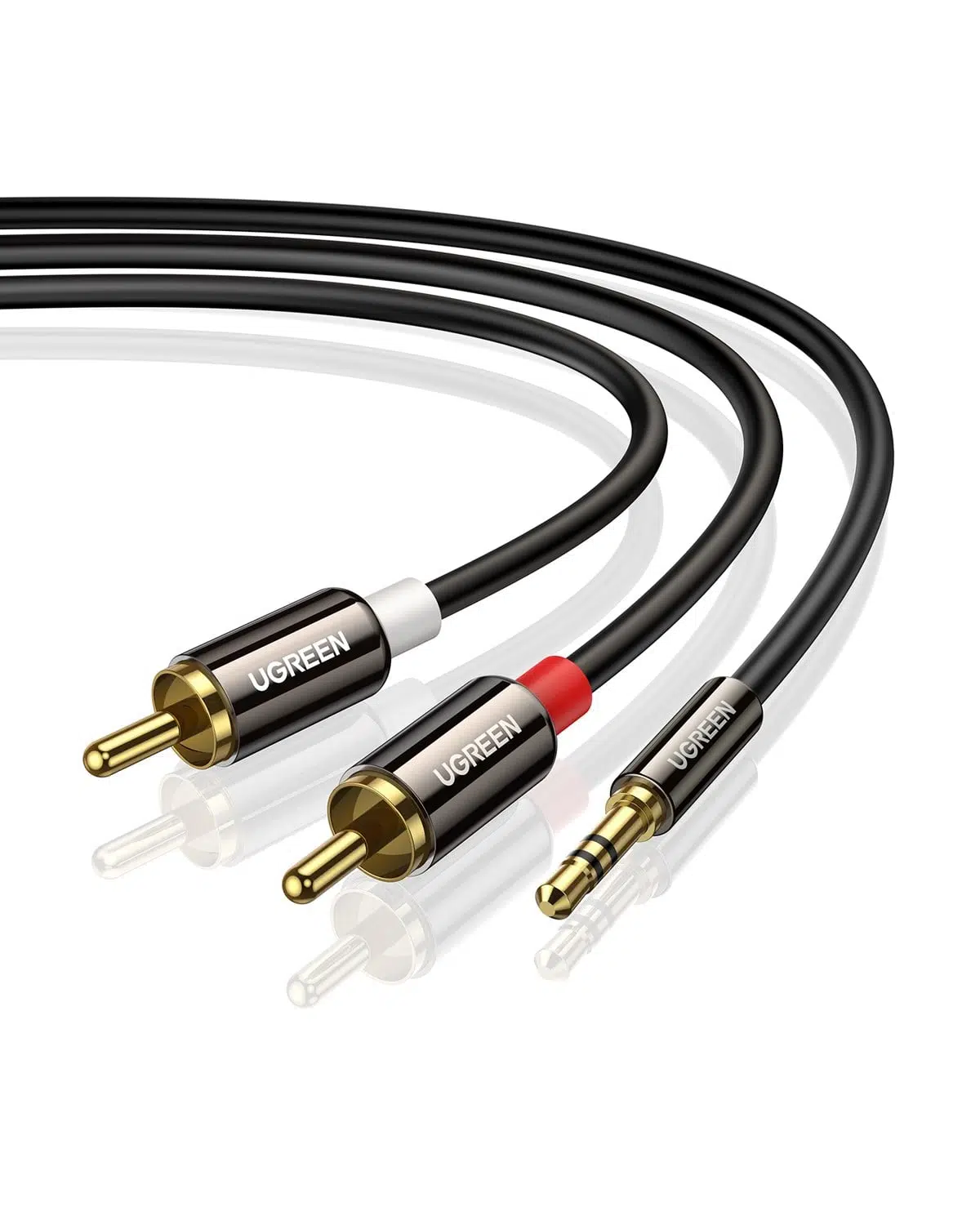UGREEN RCA 3.5mm Aux Ses Kablosu, 2 Metre, 10584
